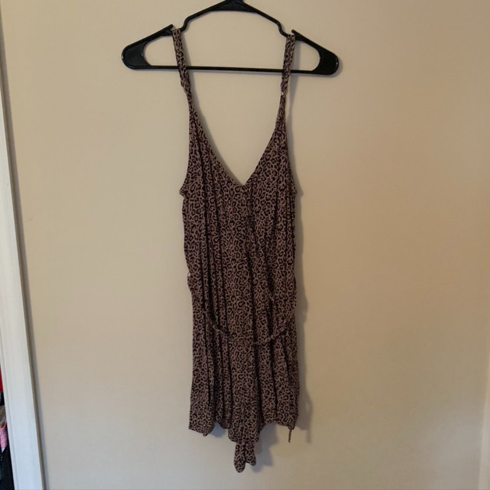 Cheetah Print Romper